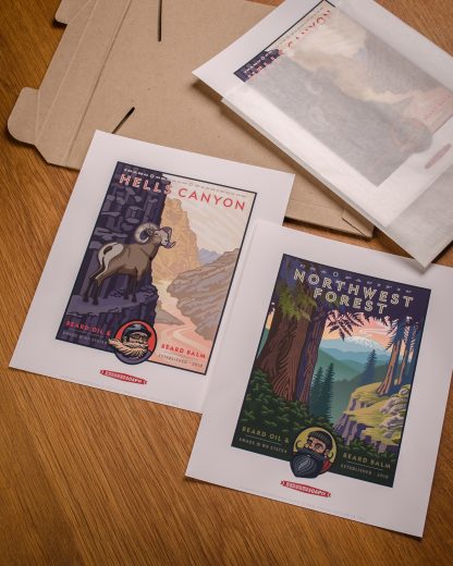 2 ART PRINT BUNDLE - NWF+HC - 8"X10"